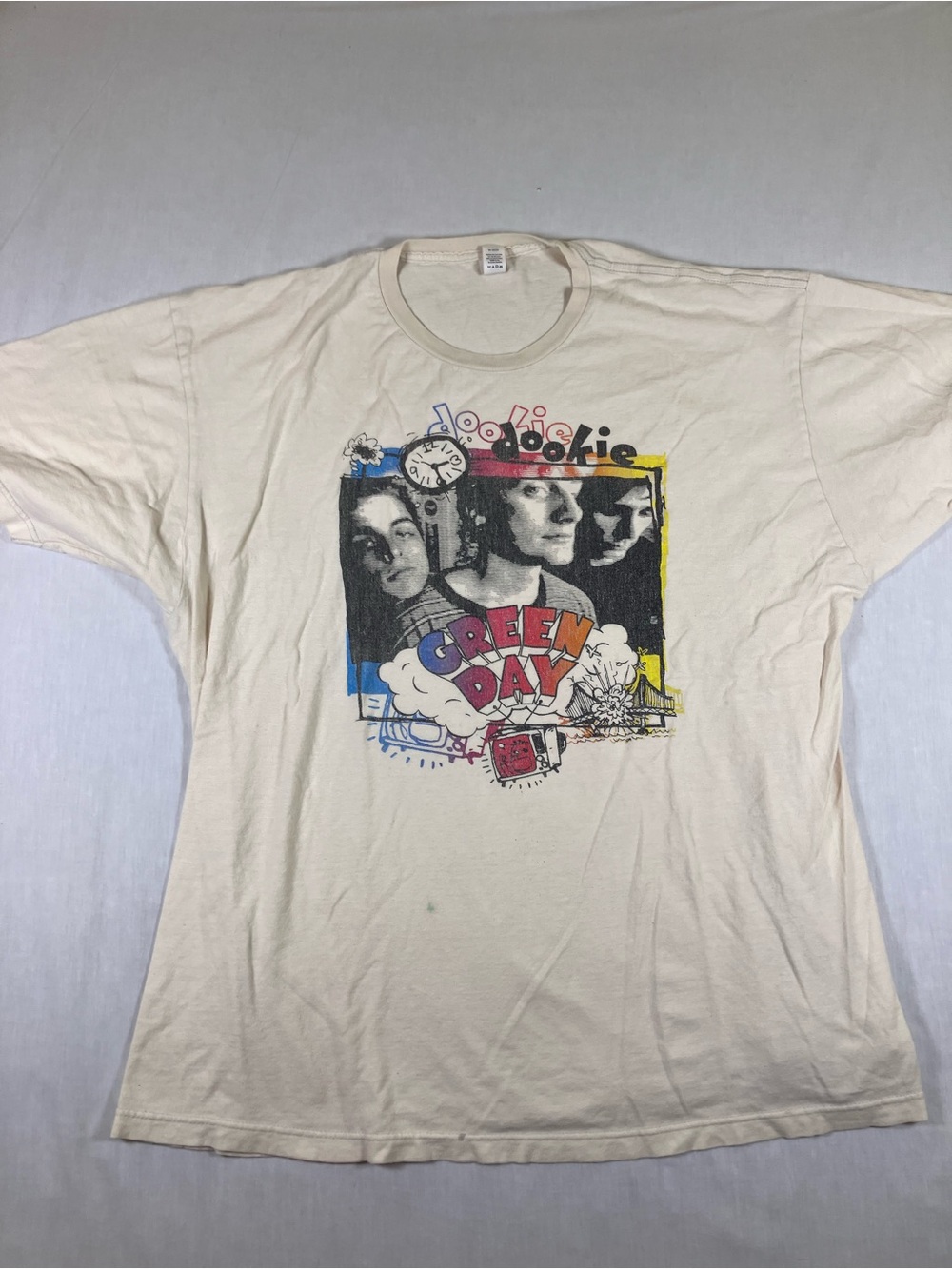 Y2K Vintage Green Day Docisookie Graphic Tee
